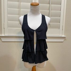 NWT DKNY Ruffle Vest